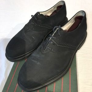 Cable & Co. Black Nubuck Suede Mens Shoes